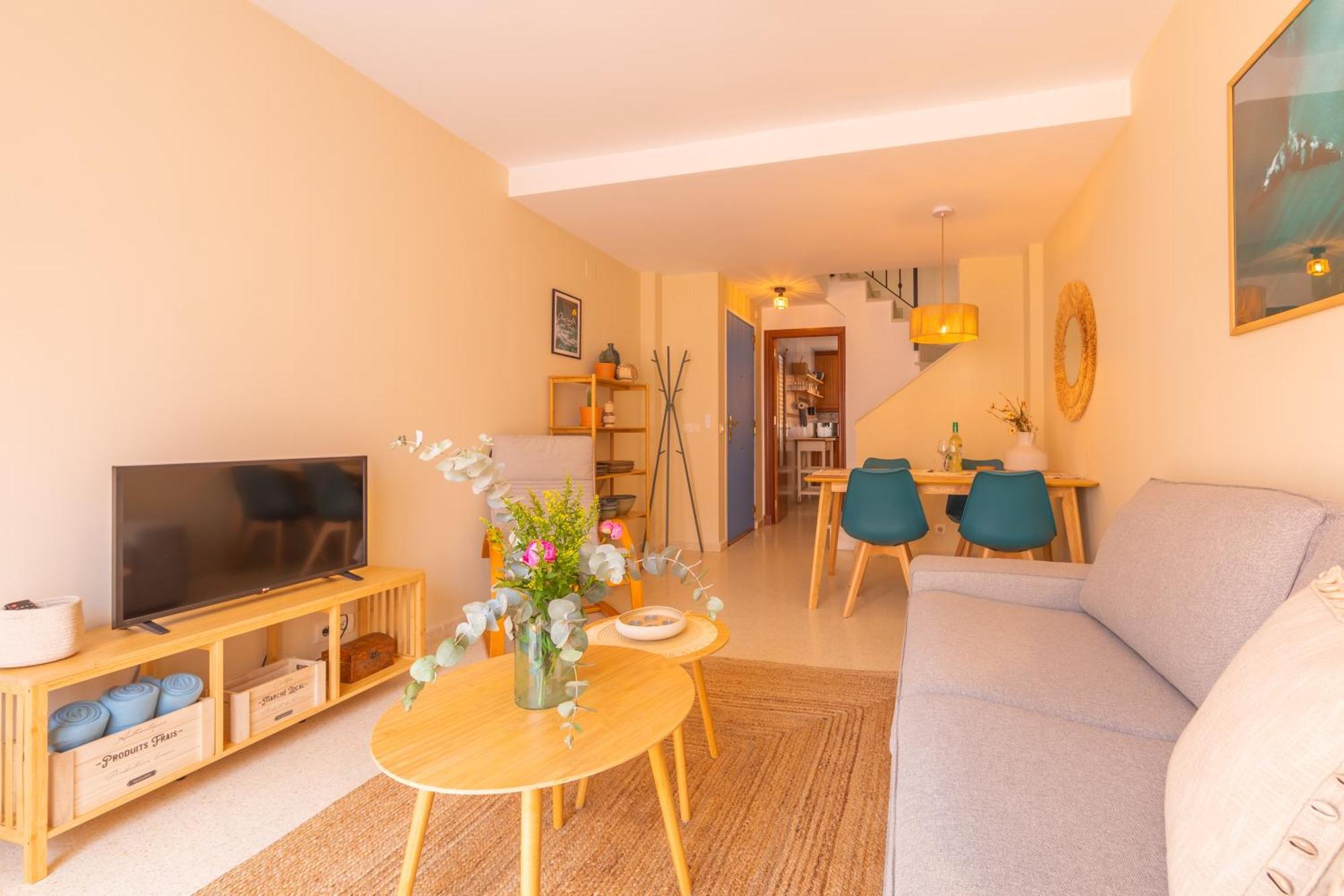 Apartamento 1a Linea Playa, Balcon & Piscina Tarifa